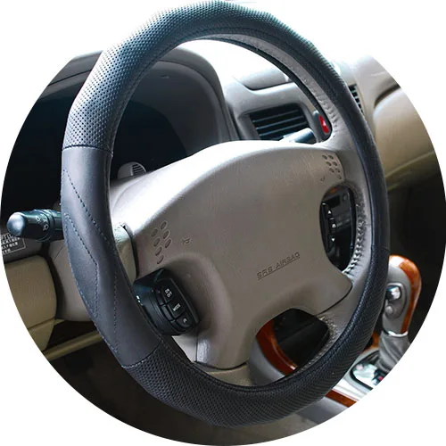 CARBUFF方向盤套-台灣竹炭系列