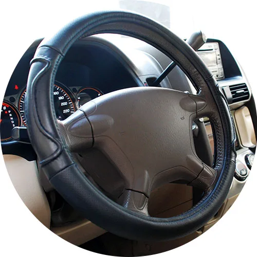 CARBUFF方向盤套-真牛皮系列