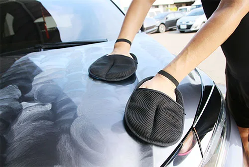 超細纖維下蠟手套