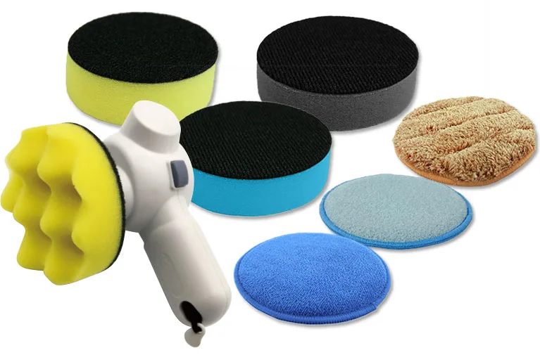 黏扣式打蠟機與配件