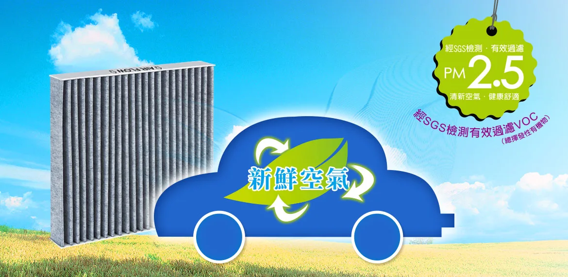 汽車冷氣濾網-呼吸新鮮空氣