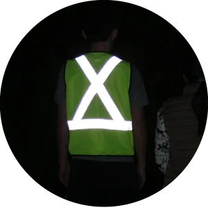 安全反光背心-夜間活動時