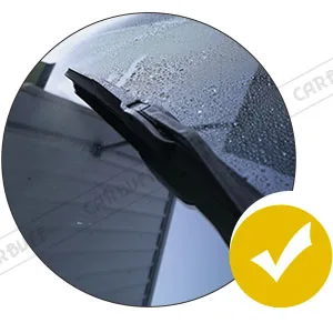 汽車玻璃除油膜，雨刷刷拭順暢。