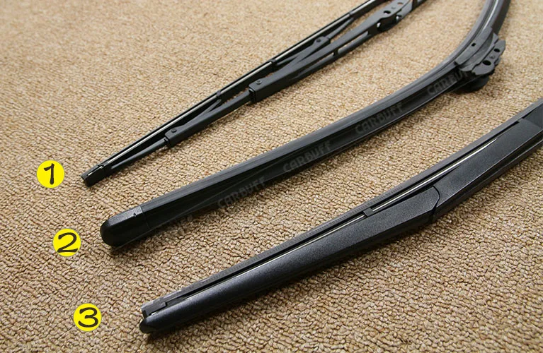 雨刷種類:硬骨雨刷、軟骨雨刷、包覆三節式雨刷