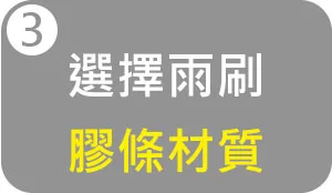 雨刷選購建議-選擇雨刷膠條材質