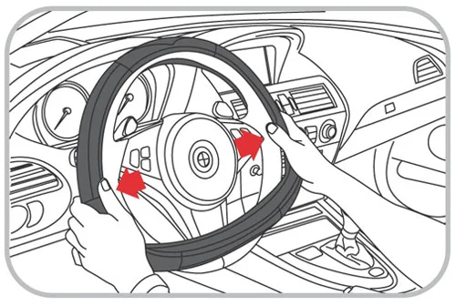 方向盤套安裝步驟C