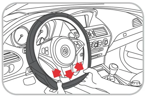 方向盤套安裝步驟D