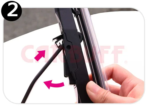 鉤式接頭雨刷安裝步驟二