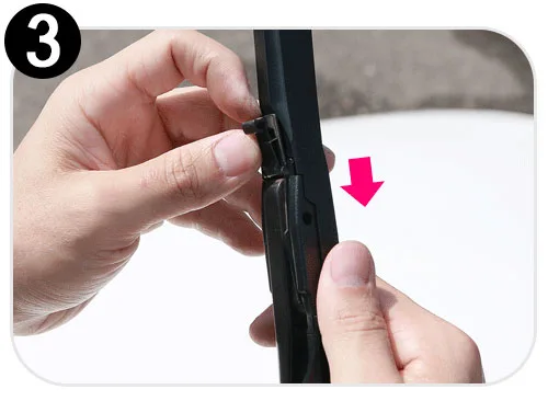 包覆式雨刷拆卸步驟三