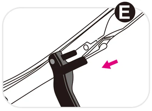 歐規插孔接頭雨刷安裝步驟五