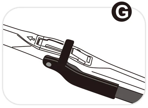 歐規插孔接頭雨刷安裝步驟七