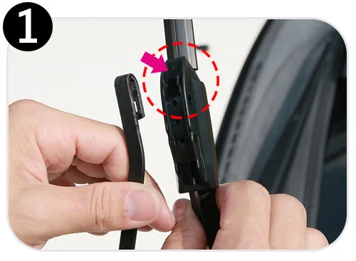 鉤式接頭雨刷安裝步驟一