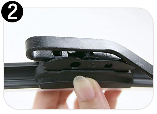 鉤式接頭雨刷安裝步驟二