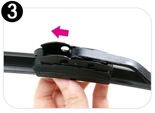 鉤式接頭雨刷安裝步驟三