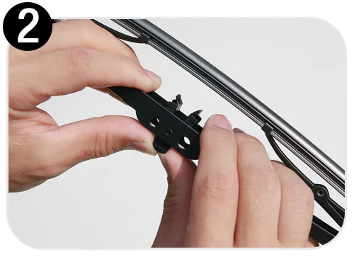 硬骨雨刷安裝步驟二