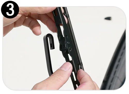 硬骨雨刷安裝步驟三