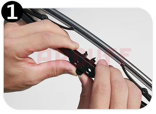 傳統硬骨雨刷安裝步驟一