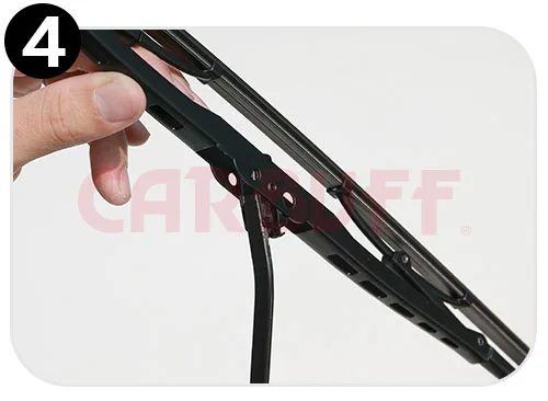 傳統硬骨雨刷安裝步驟四