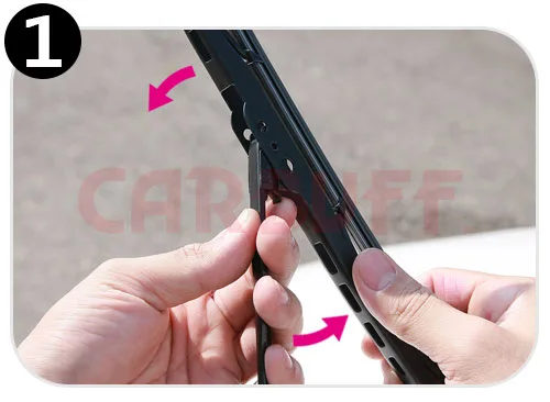 硬骨雨刷拆卸步驟一