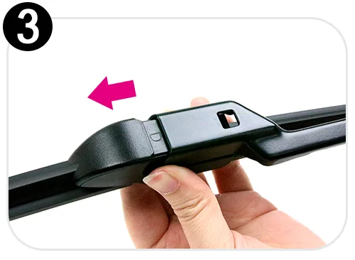 D接頭雨刷拆卸步驟三