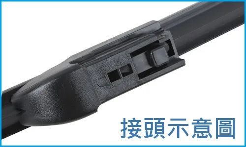 CARBUFF 強撥水矽膠軟骨雨刷-車種專用接頭設計